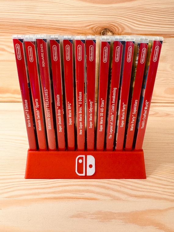 Switch und Switch 2 Aufbewahrung Halter Stnder fr 12 Spiele, stylisch,  praktisch frs Gaming Setup Spiele Zubehr - Etsy.de