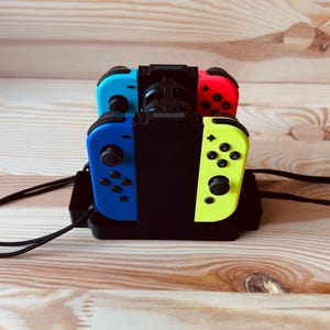 Support Joy-Con et Loop pour Switch | Compatible uniquement avec la Switch 1 | Support imprimé en 3D PLA | Gamme d&#39;accessoires avec support pour manettes et jeux