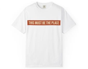 Talking Heads This Must Be the Place Unisex T-Shirt, Song Tee Shirt, Band Merch, Music Lover Gift, Vintage Graphic Tee, Retro Concert Shirt