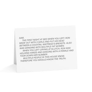 Ensemble de cartes de voeux, cartes pour correspondance avec citations de la côte du New Jersey, lot de 10 articles de papeterie sur le thème de la mer, auteur du message, motif de lettre, cartes en gros pour