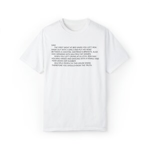 The Letter, Comfort Colors T-Shirt
