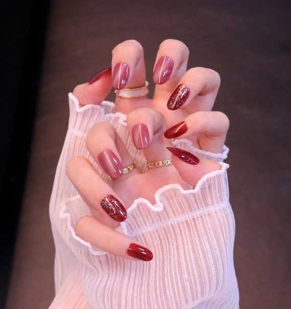 39 Best Red Acrylic Nails Designs | Luxury nails, Red nails, Trendy nails