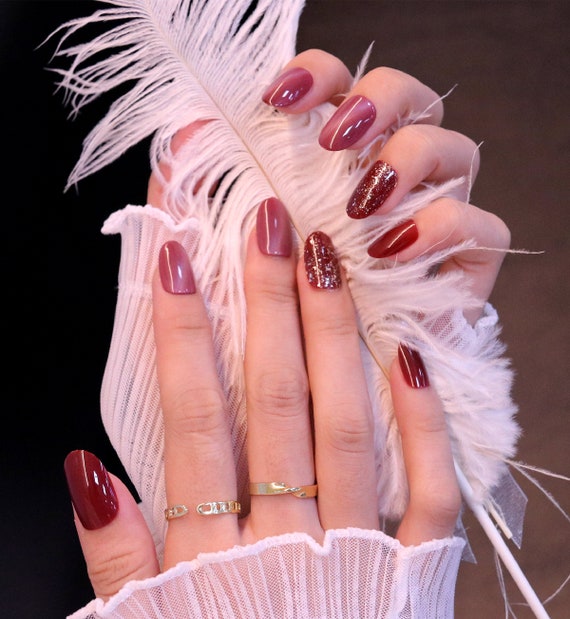 ruby nails ♥️ #rubynails #chinesenails #koreannails #japanesenails #pi... |  TikTok | Ruby nails, Japanese nails, Simple nails