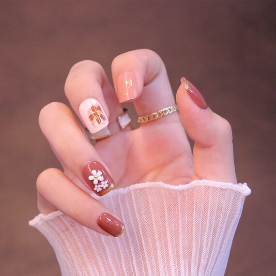 cute short nail sets