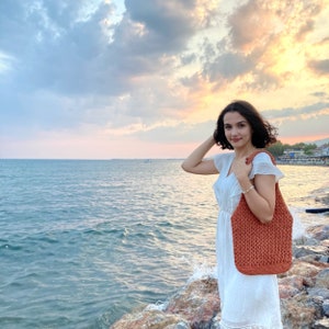 Handmade bag,Paper rope straw bag,summer shoulder bag