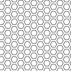 Hexagon/Honeycomb Digital file, SVG, DXF, PDF for Laser, Cricut, Vinyl