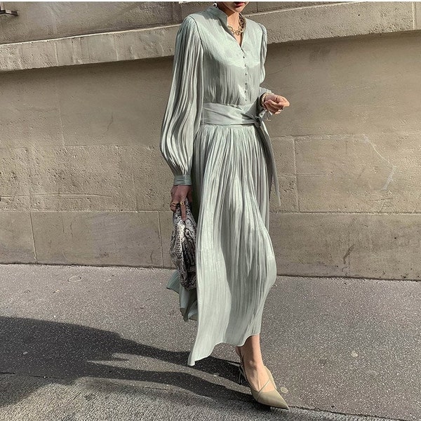 Long Sleeve Maxi Dress Etsy