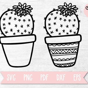 Kaktus SVG, Kaktus Cut Datei für Cricut, Kaktus PNG Datei