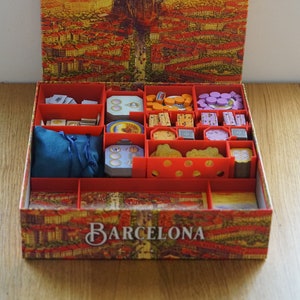 Barcelona Board Game Insert / Organiser