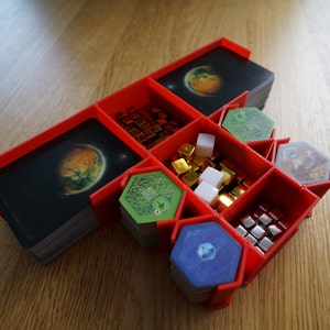 Terraforming Mars Organiser / insert / setup aid / box with optional lid