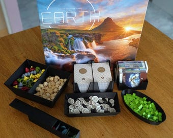 Earth board game insert / organiser
