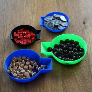 Vassoio porta gettoni / organizer universale per giochi da tavolo