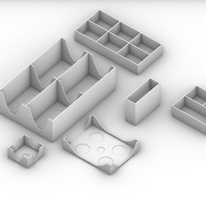 Aeon&#39;s End Legacy of Gravehold insert / organiser STL file