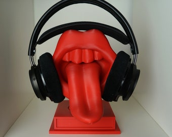 Rolling Stones Headphone Stand / Gift for Music Lovers