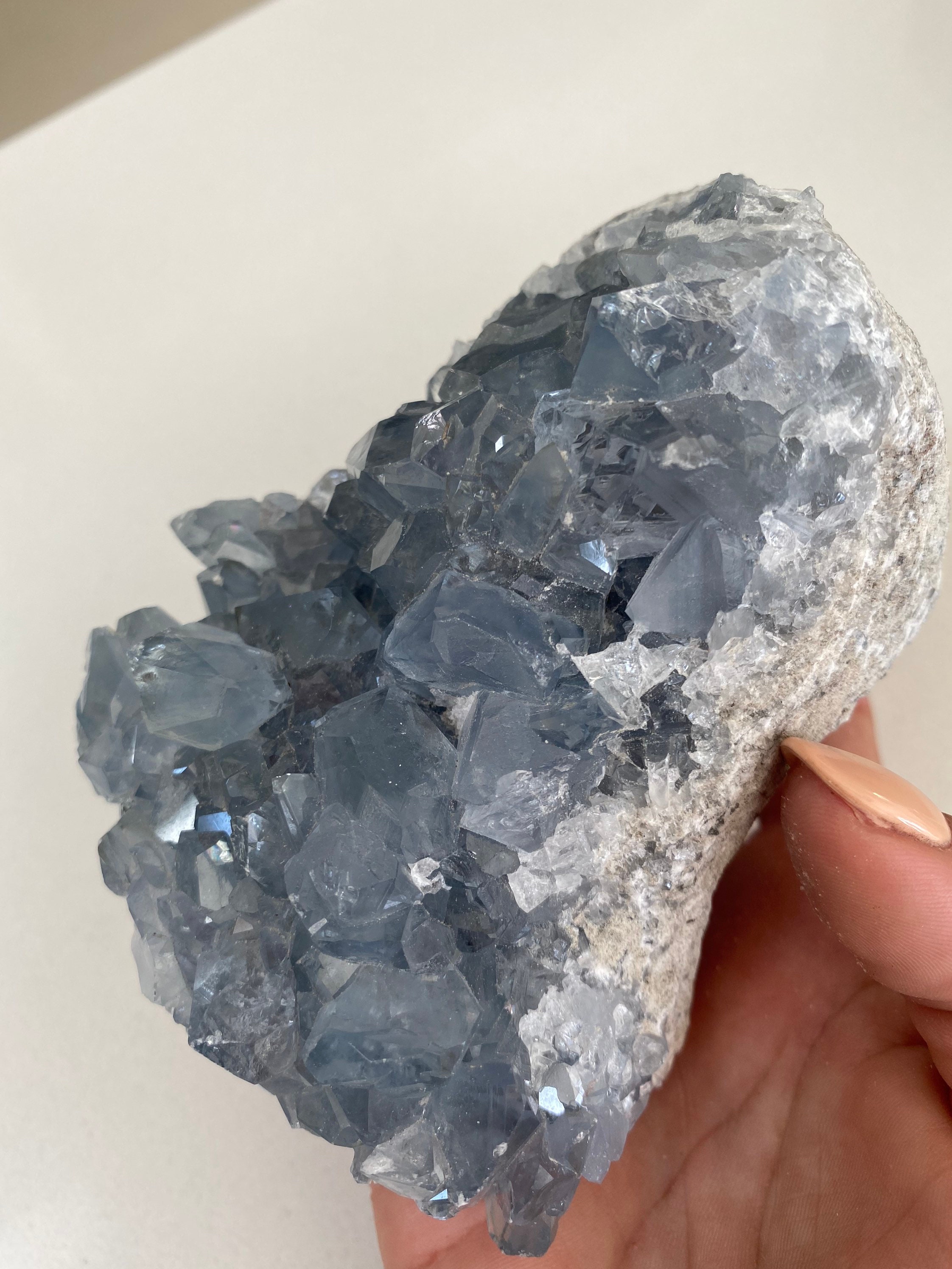 セレスタイトクラスター - Etsy 日本