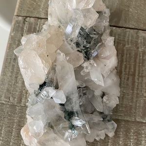 Green chlorite Himalayan Quartz