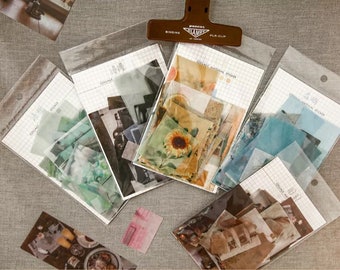 70 pcs Photography Washi Sticker Pack for junk journals, bullet journals, scrapbooking, etc