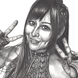Iyo Sky Io Shirai Hand Drawn Portrait Art Print - Etsy