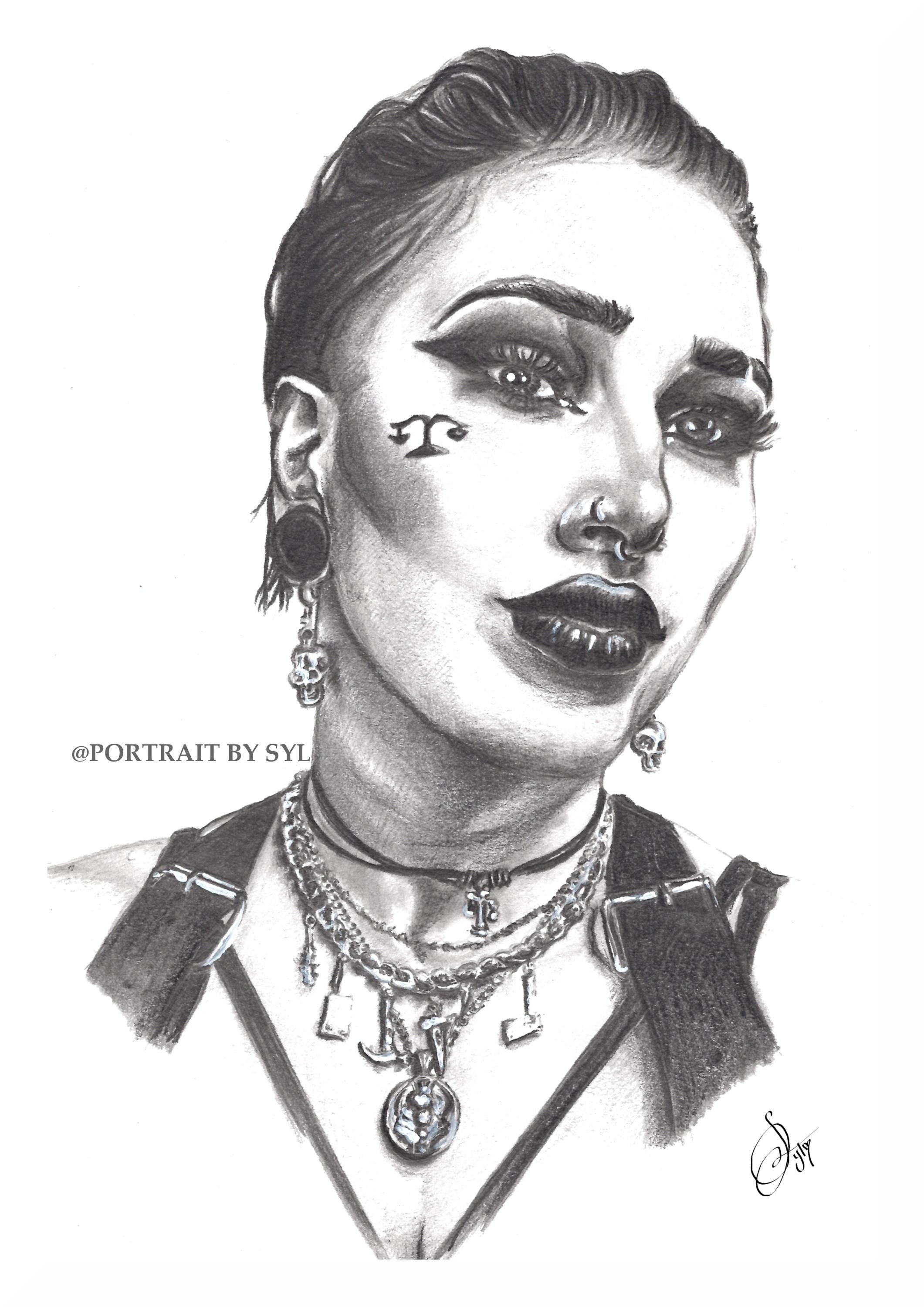 How Draw Rhea Ripley Rhea Ripley Hand Drawn Portrait Art Print - Etsy UK