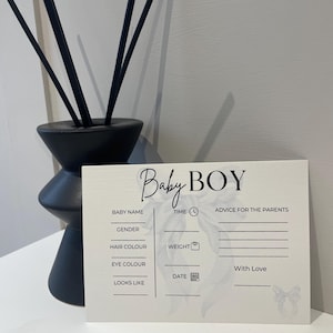 Voorspelkaarten babyshower | Schattige babyshower | Genderneutraal | Eenvoudig | Babyshowergames | Ouders van hetzelfde geslacht
