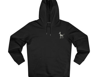 Sudadera con capucha unisex con estampado de galgo de dibujos animados