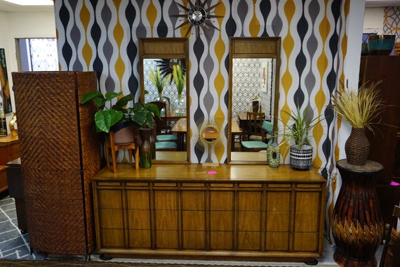 Basic Witz Mid Century Modern Dresser Credenza FREE Shipping Etsy