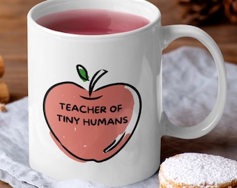 Elementary School Teacher Apple Ceramic Coffee Mug