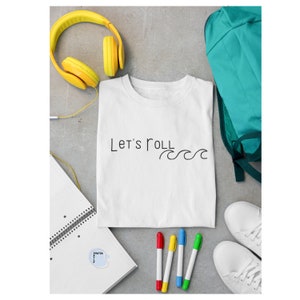 Let&#39;s Roll Shirt, Ocean Wave Shirt, Beach wave shirt, unisex ocean gift, means ocean gift, beach comber gift, beach lover gift, mens summer