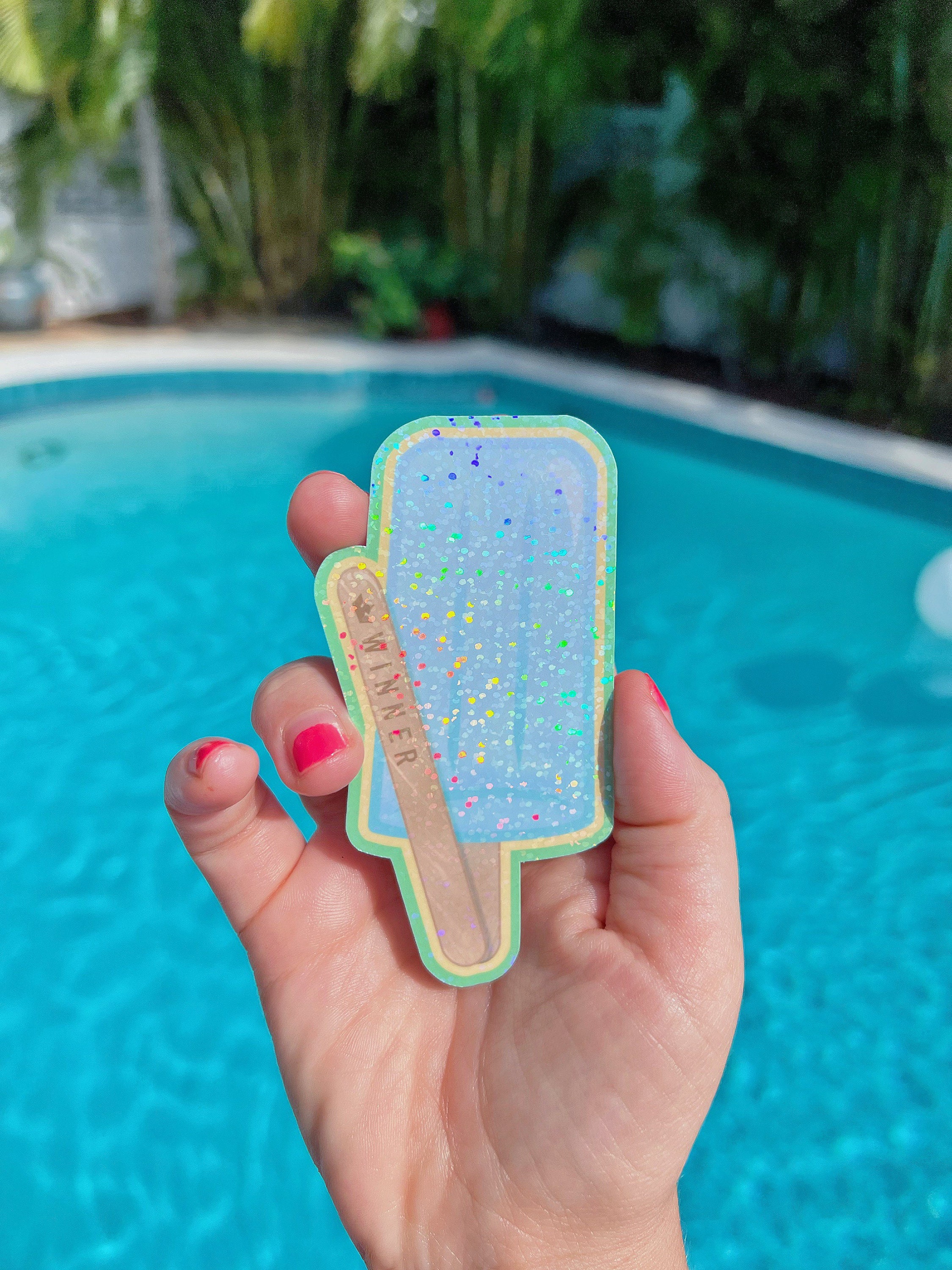 Kingdom Hearts Roxas Sea Salt Ice Cream Bar Holographic Vinyl Etsy