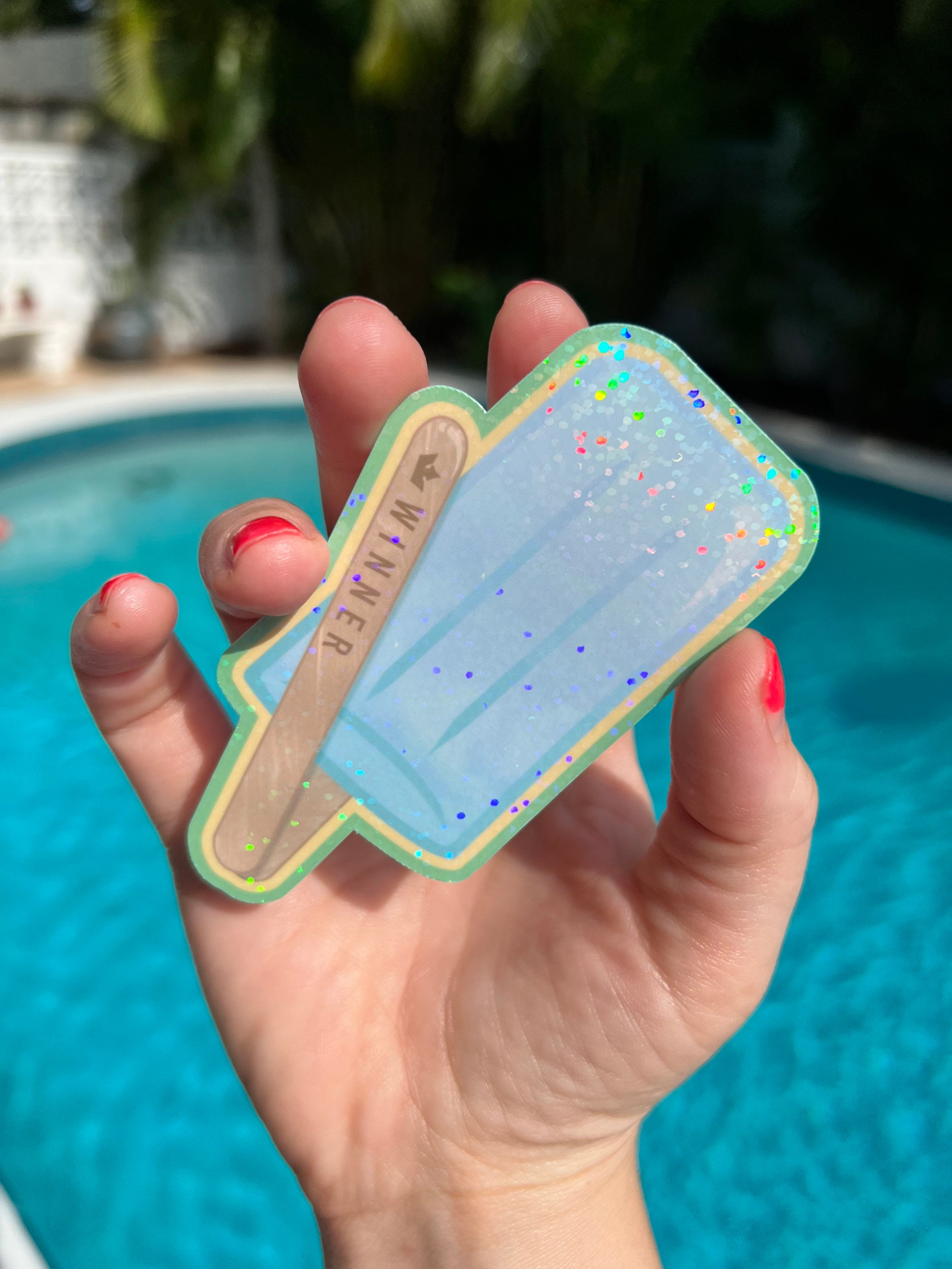 Kingdom Hearts Roxas Sea Salt Ice Cream Bar Holographic Vinyl Etsy