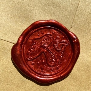 Rote Wachs Siegel Stempel