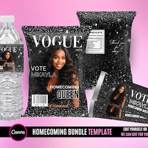 Magazine Homecoming Campaign Treat Bundle, Homecoming Campaign , Voting Bundle, Bundle Templates , Edit yourself or we can edit for you