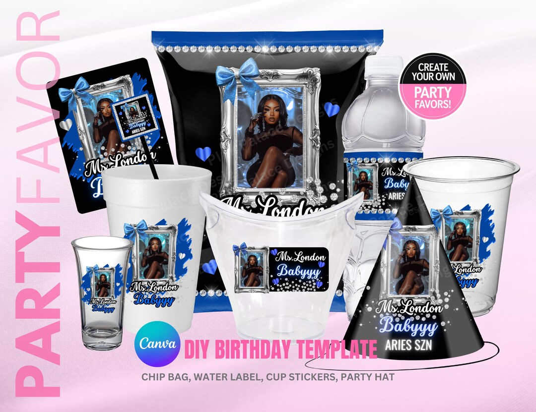 Party Pack , Birthday Bundle, Teen Adult Birthday Party Favor, Party ...