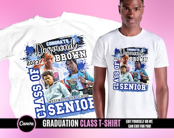Graduation T Shirt Design, Editable in canva, Senior Night Shirt,  Family T Shirt Design Template, Perfect for Sublimation, DTF or DTG