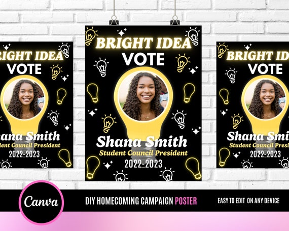 student election poster templates