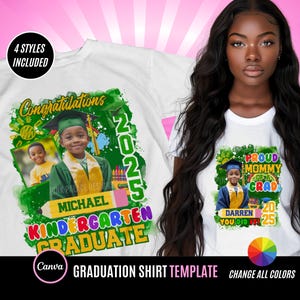 Preschool Graduation Shirt, Kindergarten Graduation Sihrt Center Shirt Design, Editable in canva, T Shirt Design Template, Sublimation DTF