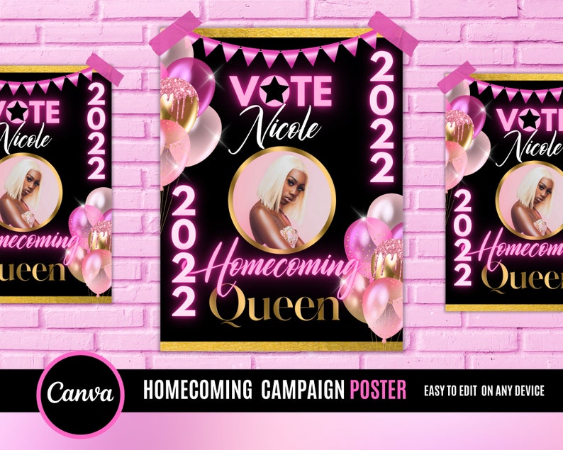 Queen Poster Sign Class Campaign Class President Etsy