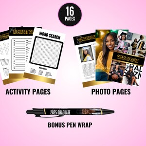Graduation Booklet Template | Graduation Activity Book | Graduation ...
