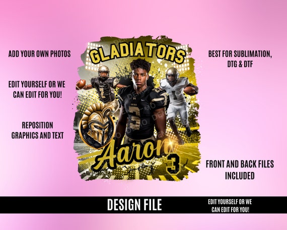 Flyer & Poster Cover design template with Football jersey and t