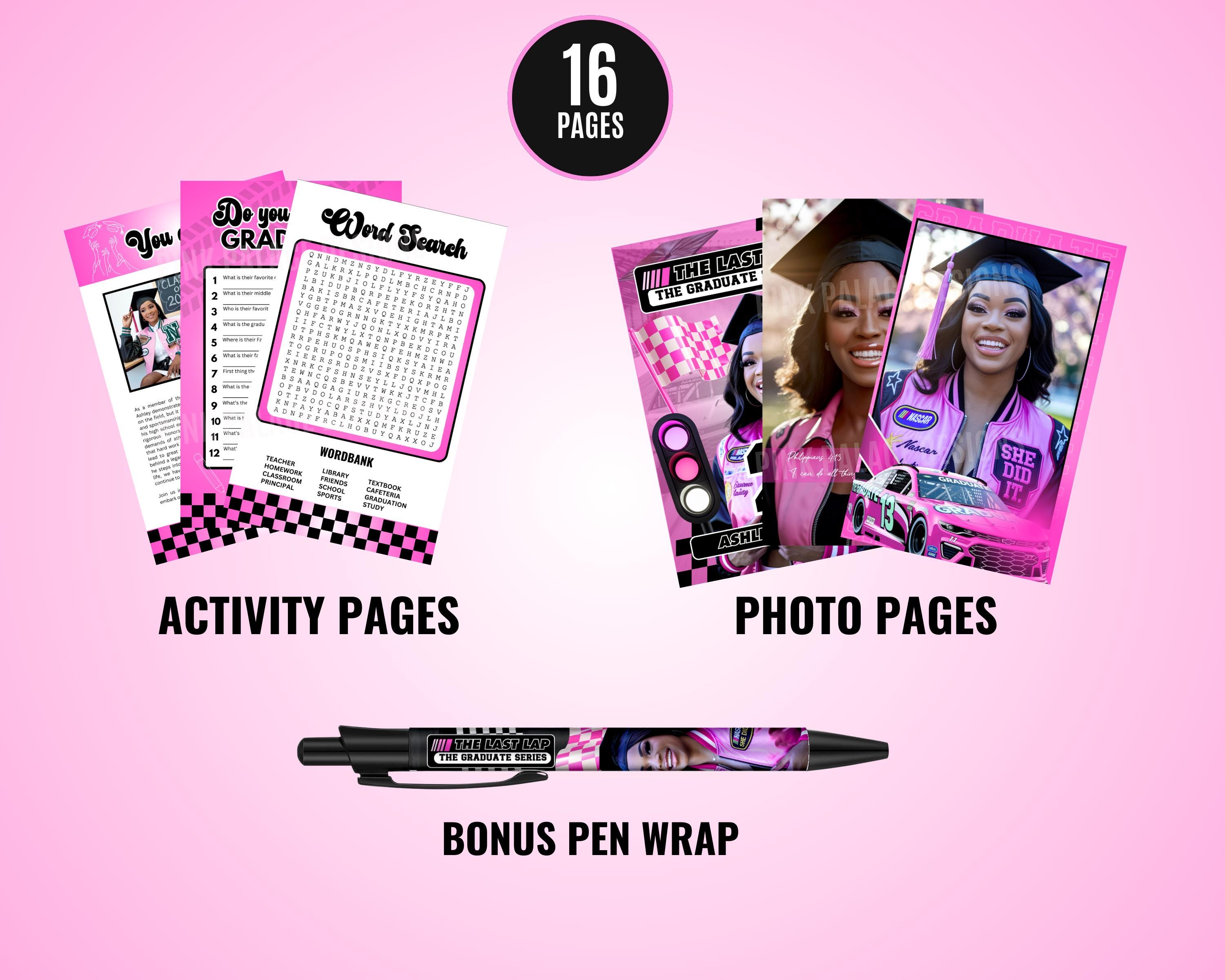 Graduation Exercise Book Graduation Booklet Template | Graduation Activity Book | Graduation ...