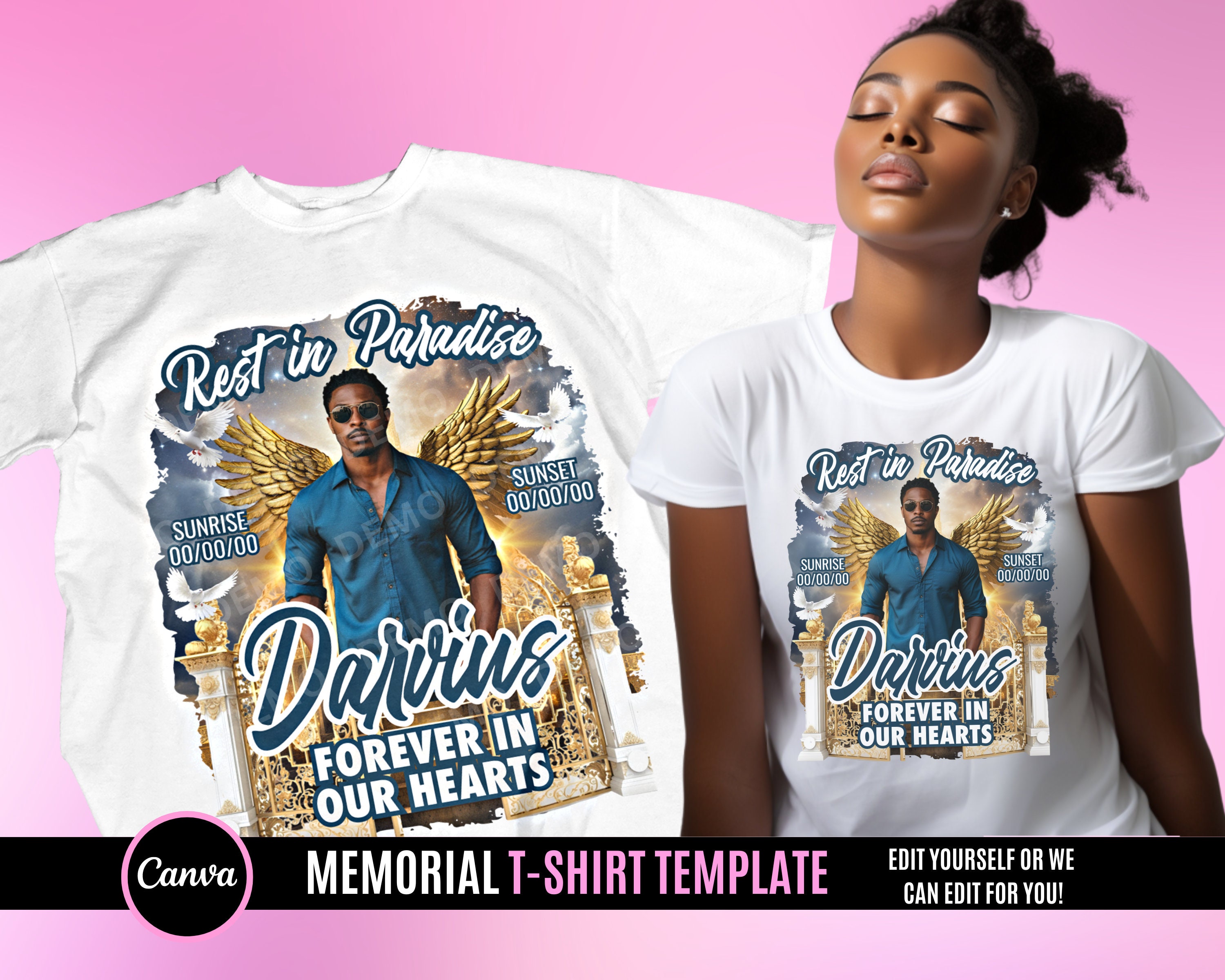 Custom Memorial T Shirt, in Loving Memory T-shirt, R.I.P. Shirt, Rest in  Peace Shirt, Funeral Shirt, Personalized Memorial T-shirt, RIP Tee -   Canada