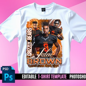 Homecoming Design File, Football T Shirt Design, Editable in canva, T Shirt Design Template, Perfect for Sublimation, DTF or DTG