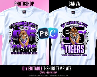 Reunion Alumni Shirt, Football T Shirt Design, Editable in canva and photoshop, T Shirt Design Template, Perfect for Sublimation, DTF or DTG