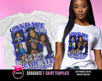 Graduation T Shirt Design, Editable in canva, Senior Night Shirt, T Shirt Design Template, Perfect for Sublimation, DTF or DTG