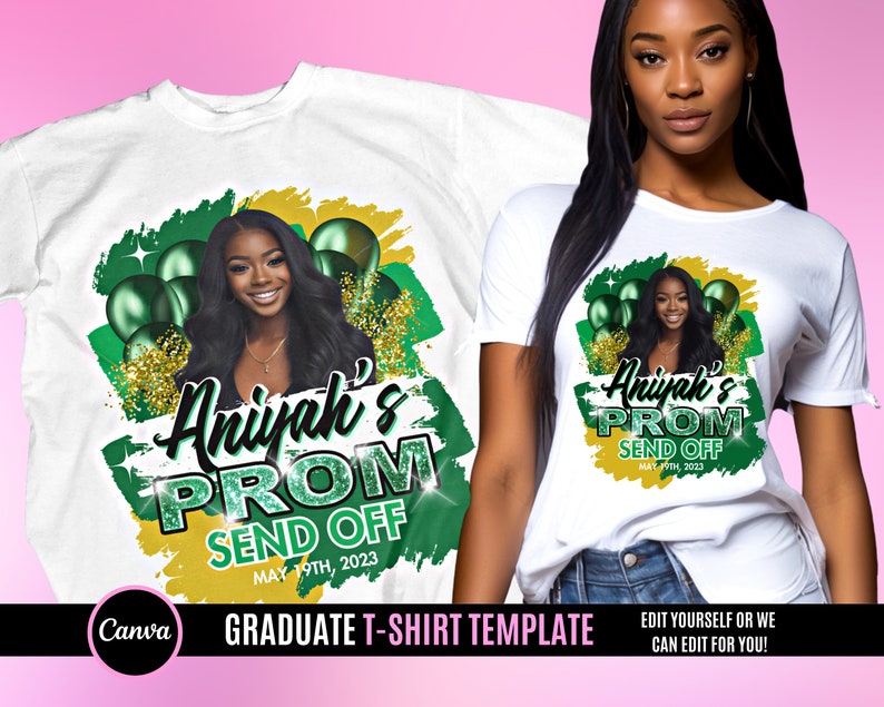 Prom Send off T Shirt Design Editable in Canva 2023 Prom T - Etsy