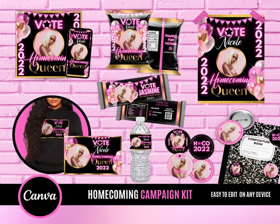Vote Homecoming Queen Class Campaign Candy Barclass - Etsy