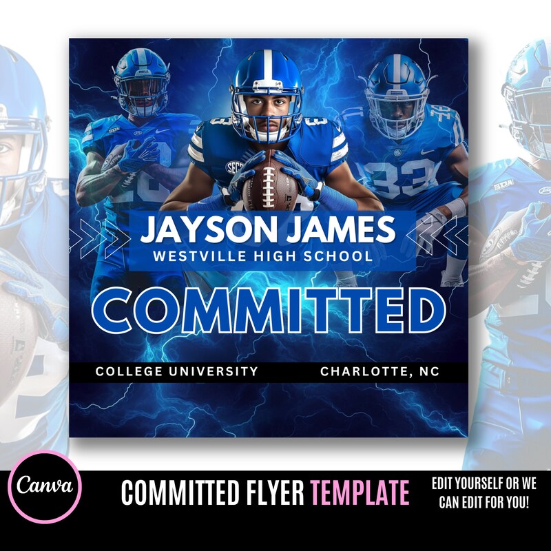 College Commitment Graphic - Etsy