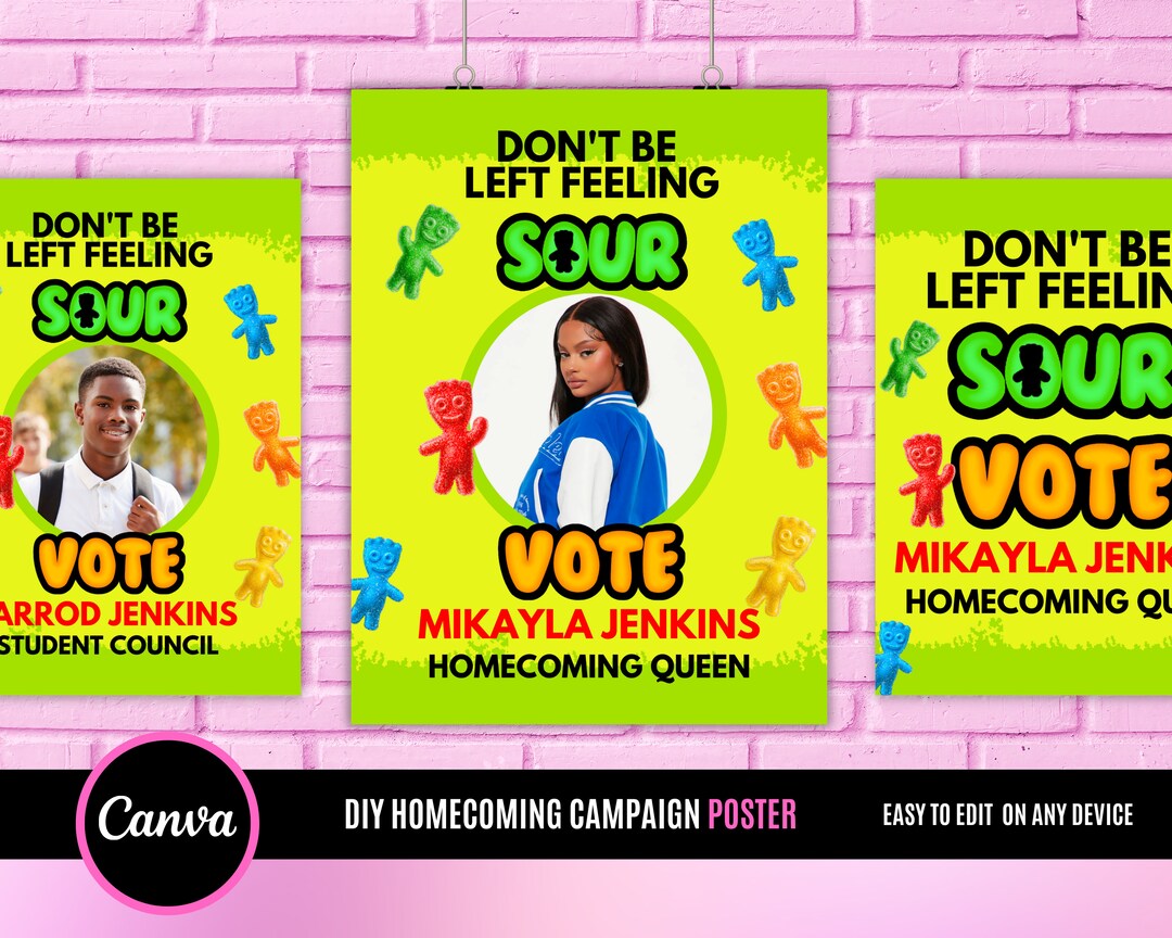 Dont Be Sour Queen Poster Sign Class Campaign Etsy