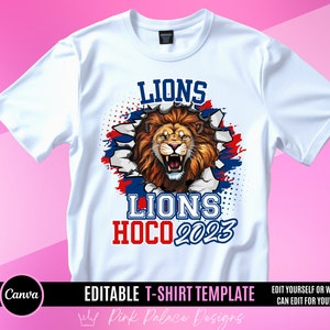 Alumni Team Spirit Design File, Homecoming T Shirt Design, Editable in canva, T Shirt Design Template, Perfect for Sublimation, DTF or DTG