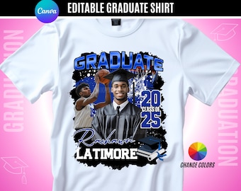 Graduate TShirt Design File, Graduation Day Design File, Editable in canva, T Shirt Design Template, Perfect for Sublimation, DTF,Grad Shirt